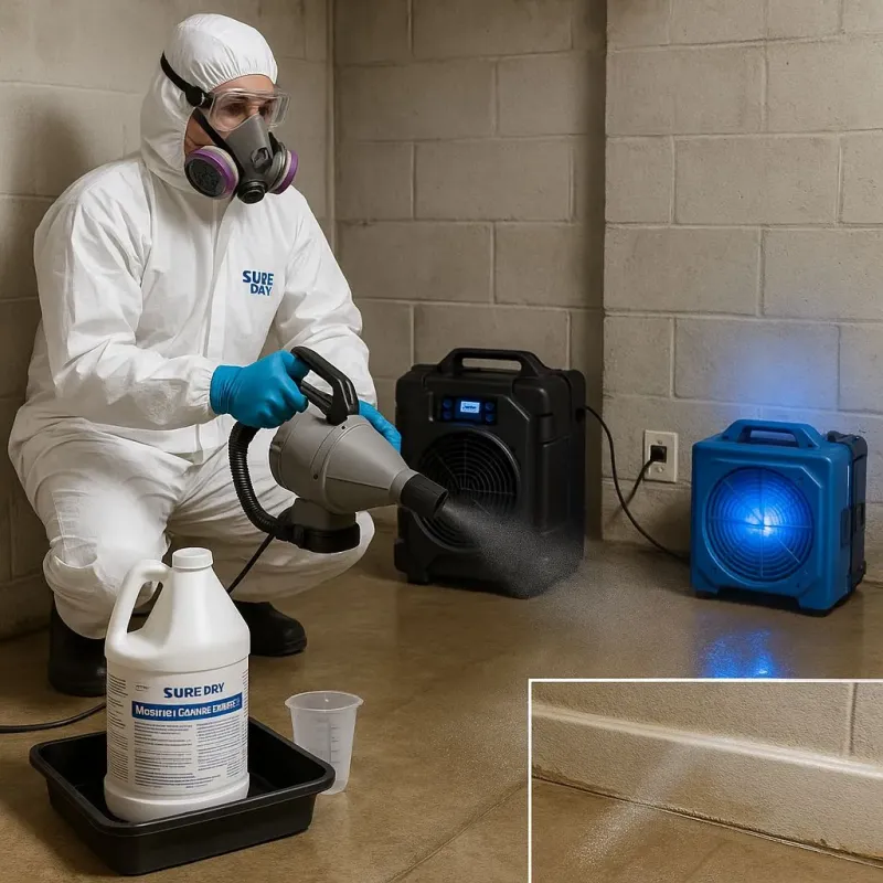 Sanitization and Odor Removal process in Blythewood, SC